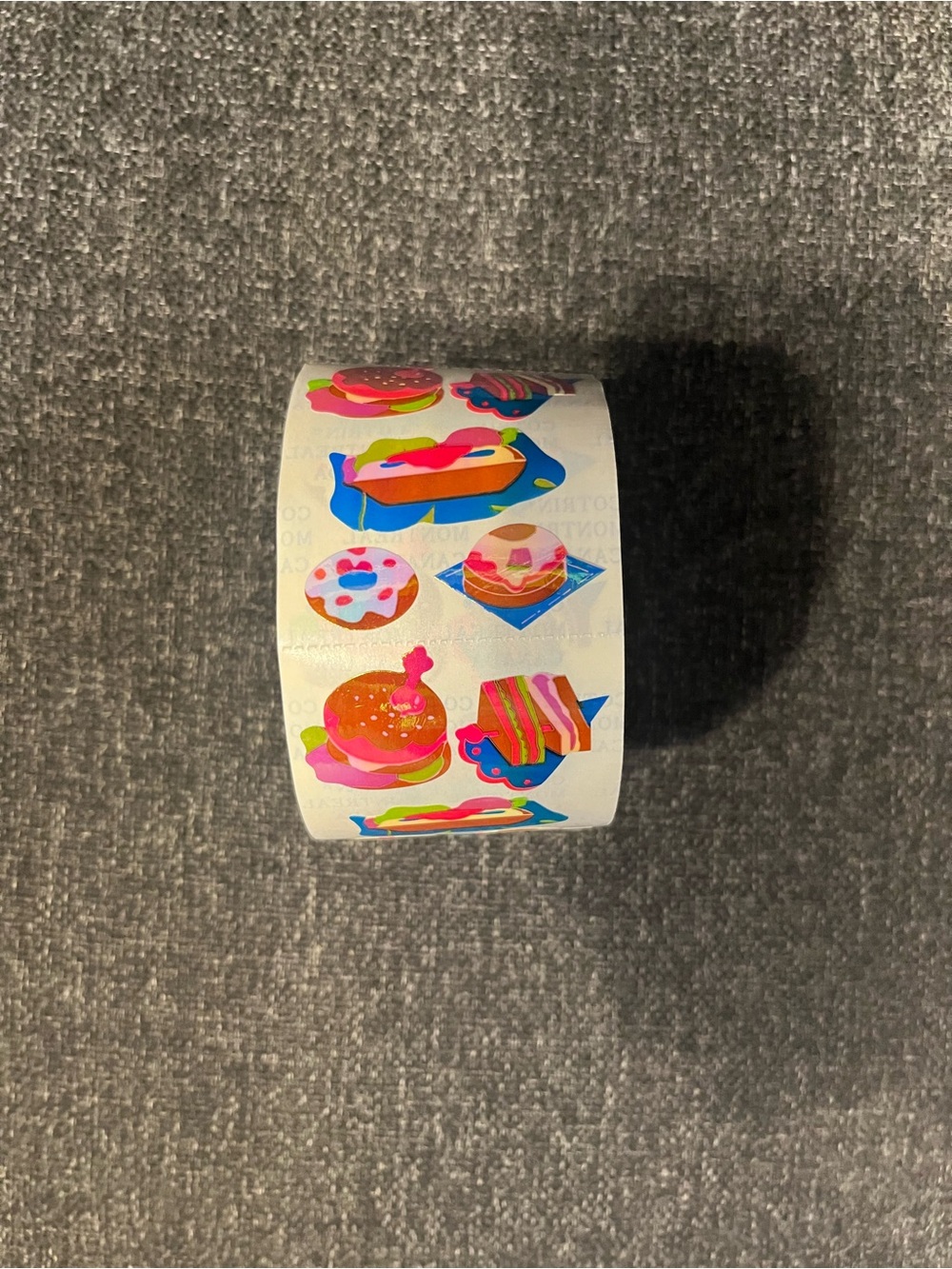 Colorful Dessert Stickers - Pink & Blue Decorative Stickers